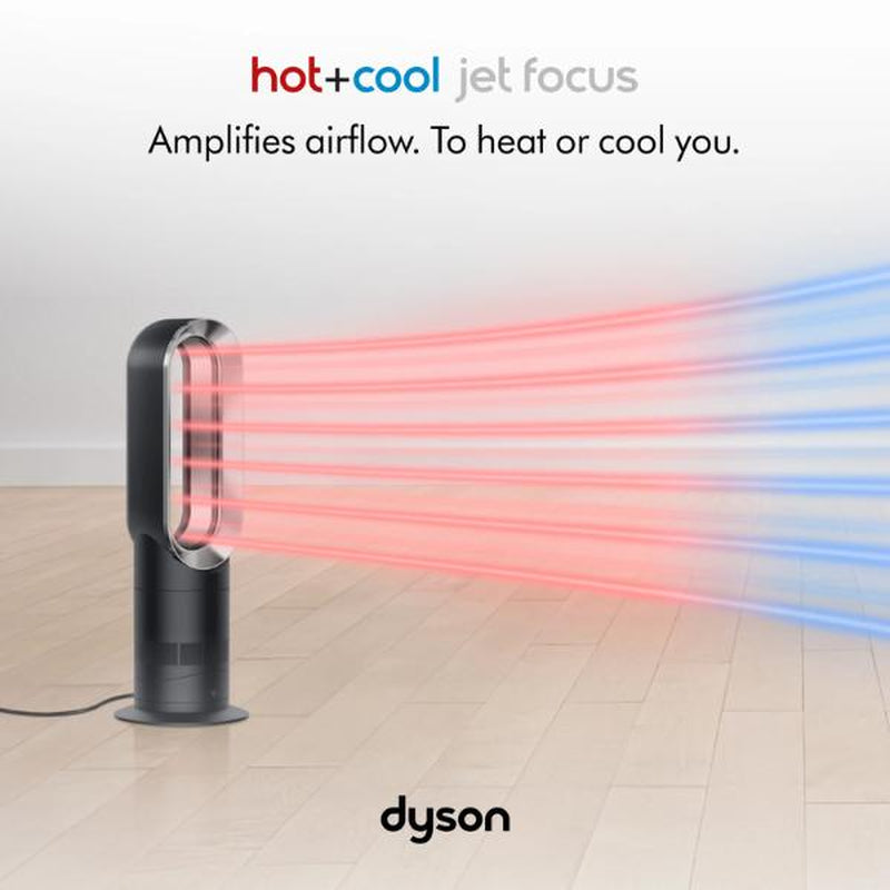 Dyson Hot+Cool Fan Heater Black/Nickel AM09 Large AM09 Model for Efficient Air Circulation and Stylish Finish