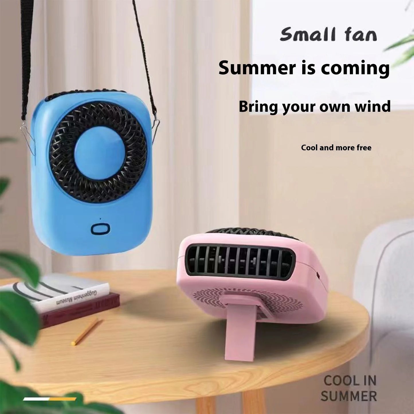 Portable Conditioner Fan Portable Air Conditioners Portable Conditioners Fan Portable Evaporative Cooler Fan, Suitable for Home Offices and Bedrooms (Sky Blue)
