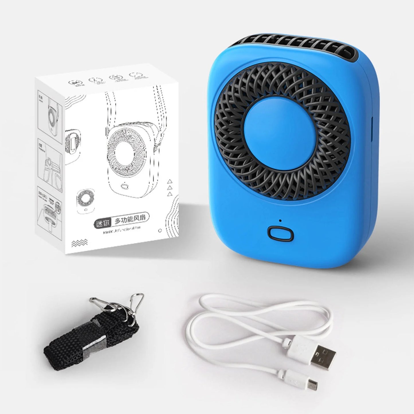 Portable Conditioner Fan Portable Air Conditioners Portable Conditioners Fan Portable Evaporative Cooler Fan, Suitable for Home Offices and Bedrooms (Sky Blue)